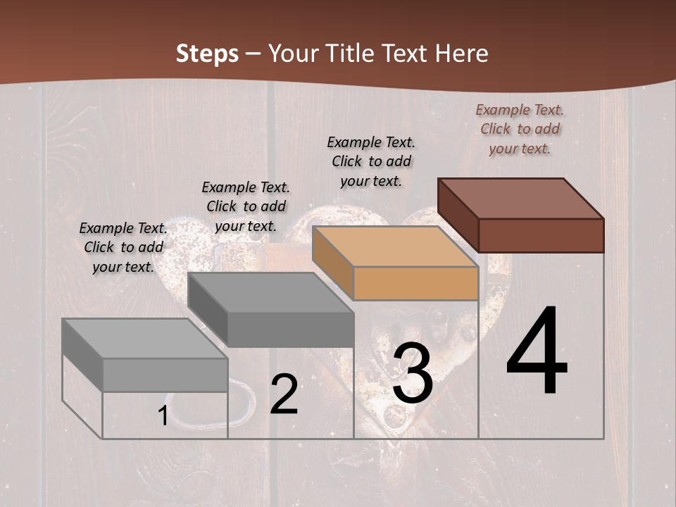 Red Ancient Key PowerPoint Template