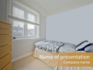 Accommodation Design Empty PowerPoint Template