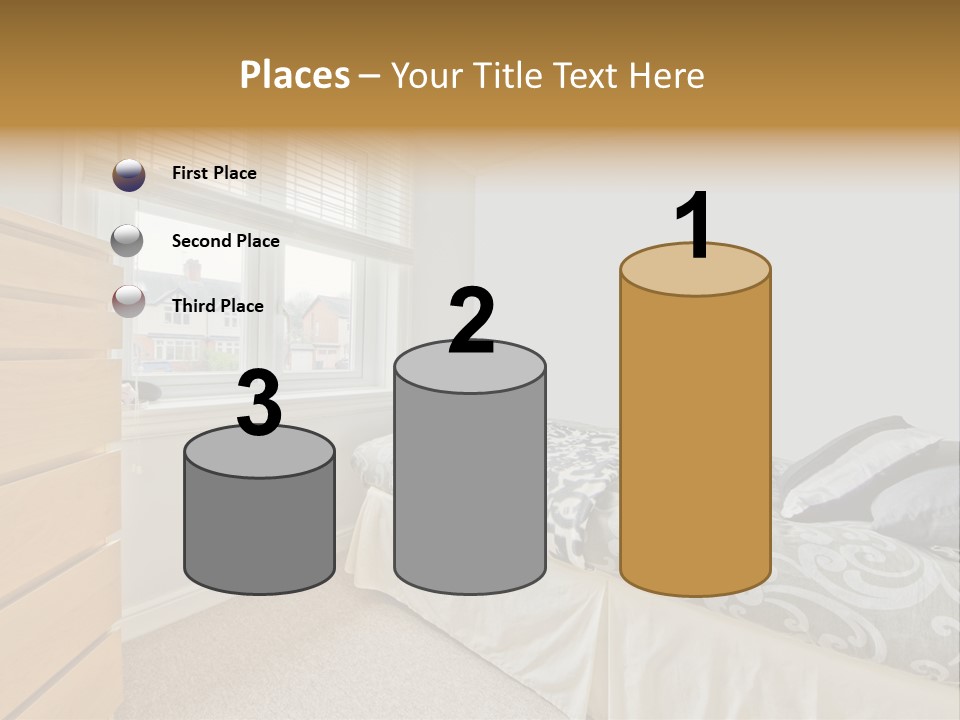 Accommodation Design Empty PowerPoint Template