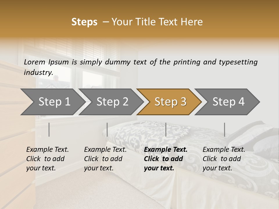 Accommodation Design Empty PowerPoint Template