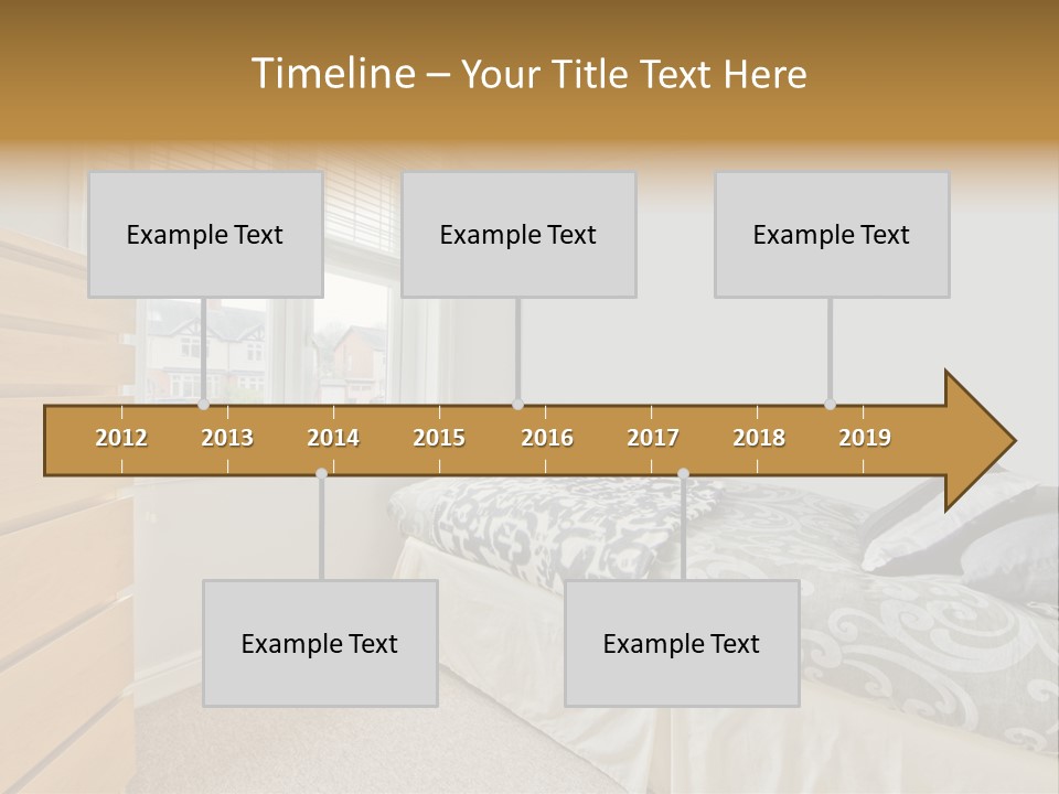 Accommodation Design Empty PowerPoint Template