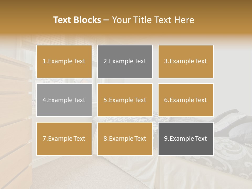 Accommodation Design Empty PowerPoint Template