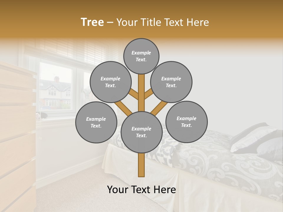 Accommodation Design Empty PowerPoint Template