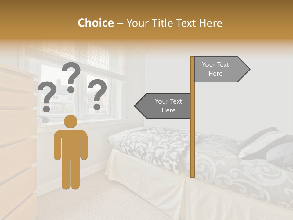 Accommodation Design Empty PowerPoint Template