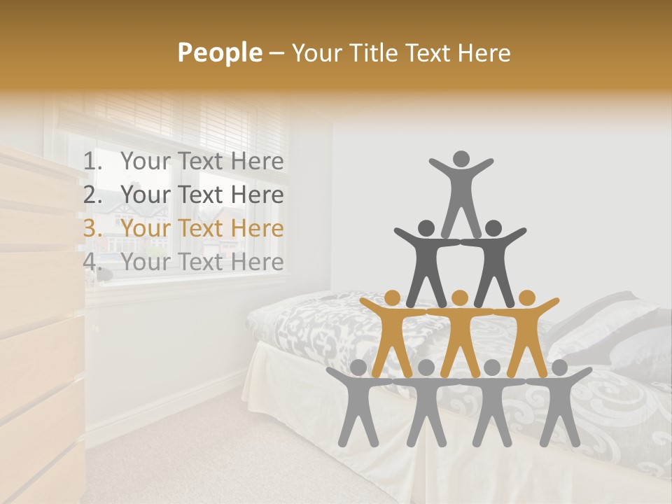 Accommodation Design Empty PowerPoint Template