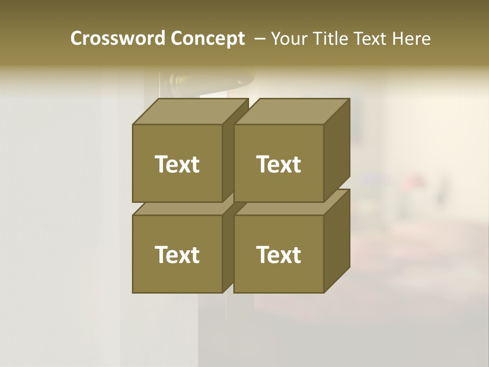 Lock Copyspace Security PowerPoint Template