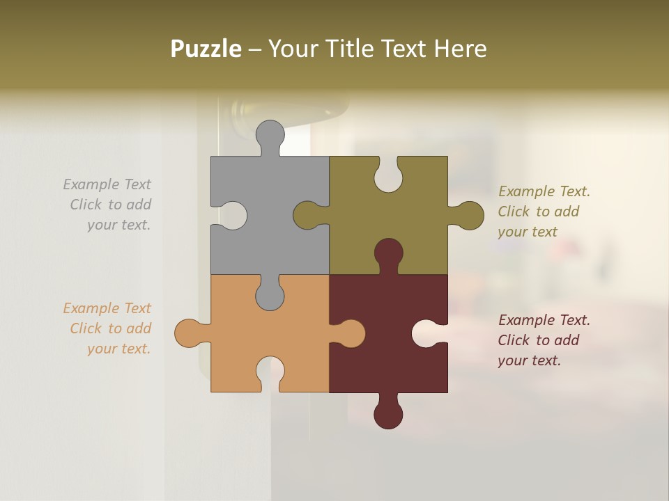 Lock Copyspace Security PowerPoint Template