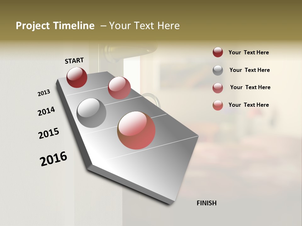 Lock Copyspace Security PowerPoint Template