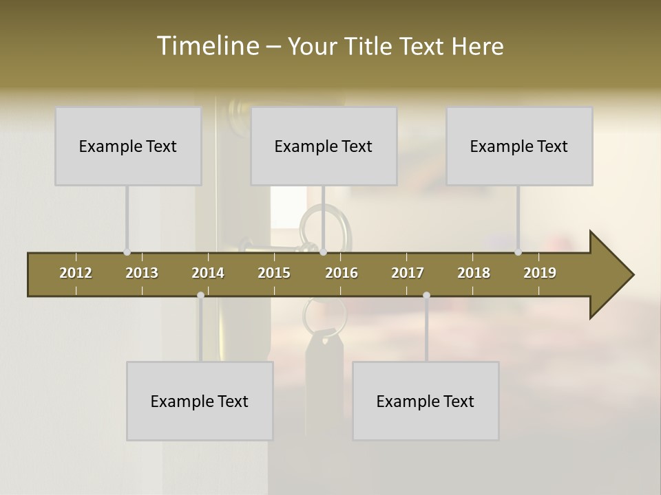 Lock Copyspace Security PowerPoint Template