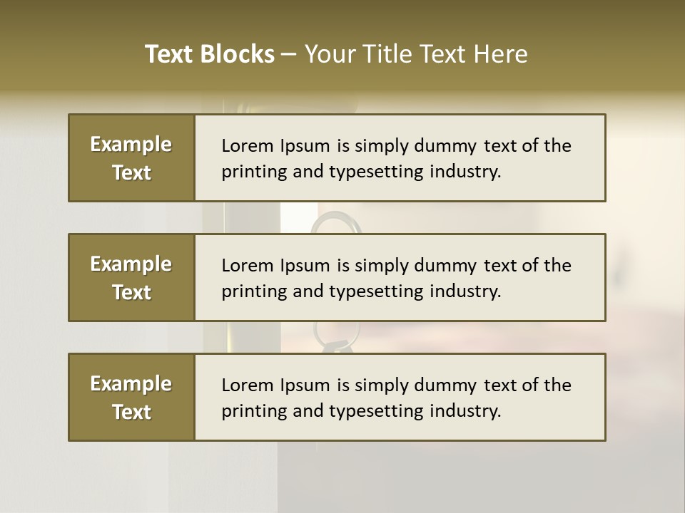 Lock Copyspace Security PowerPoint Template