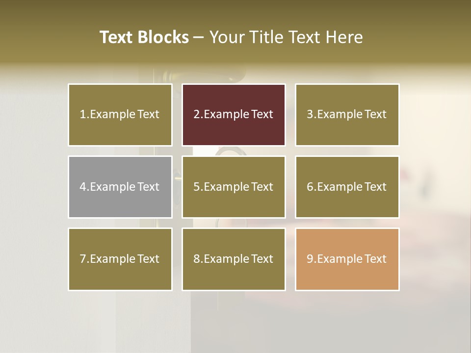 Lock Copyspace Security PowerPoint Template