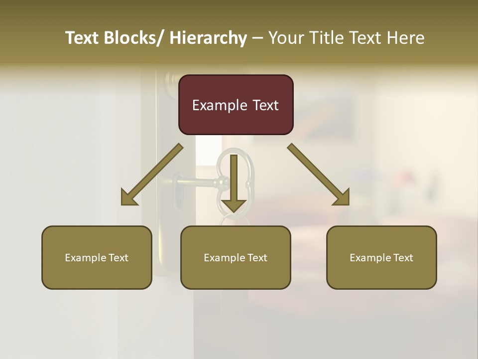 Lock Copyspace Security PowerPoint Template