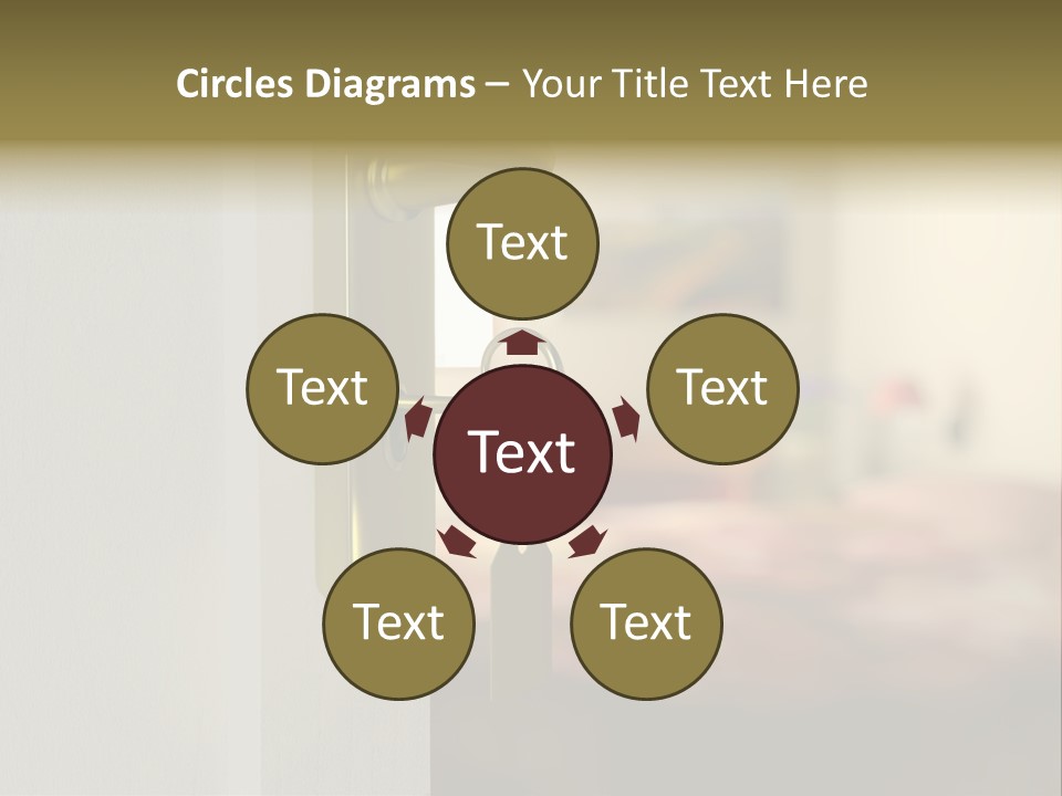 Lock Copyspace Security PowerPoint Template
