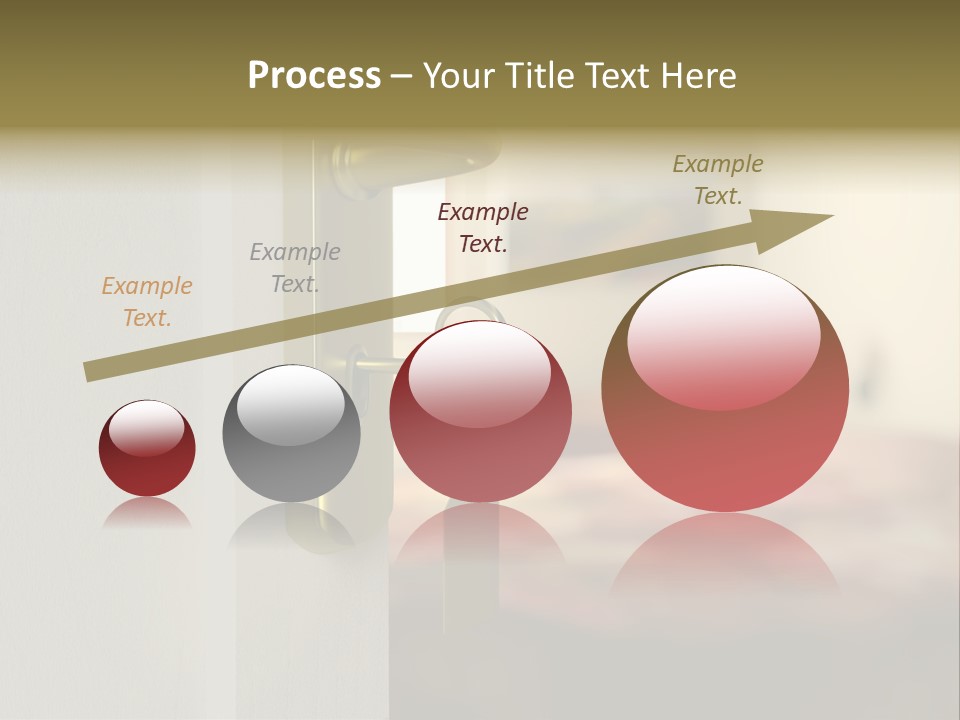 Lock Copyspace Security PowerPoint Template