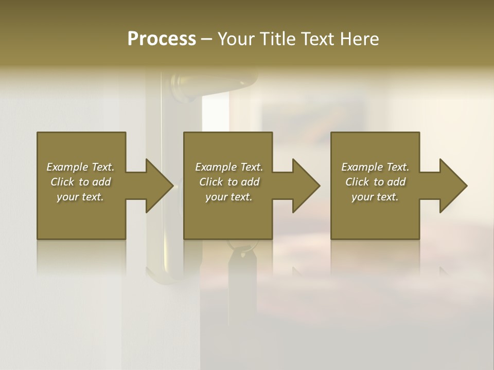 Lock Copyspace Security PowerPoint Template