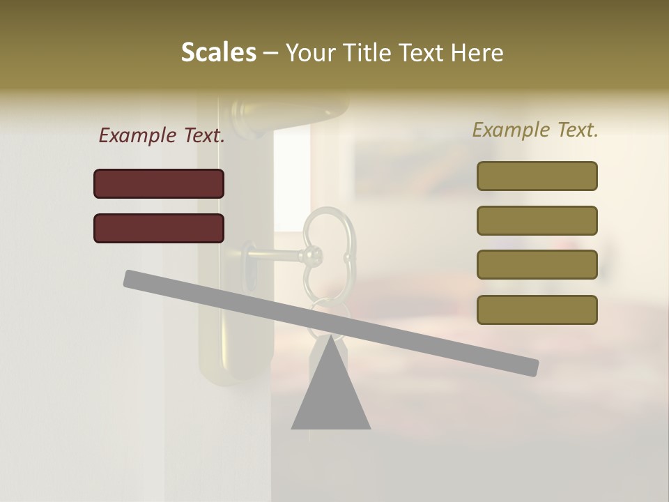 Lock Copyspace Security PowerPoint Template