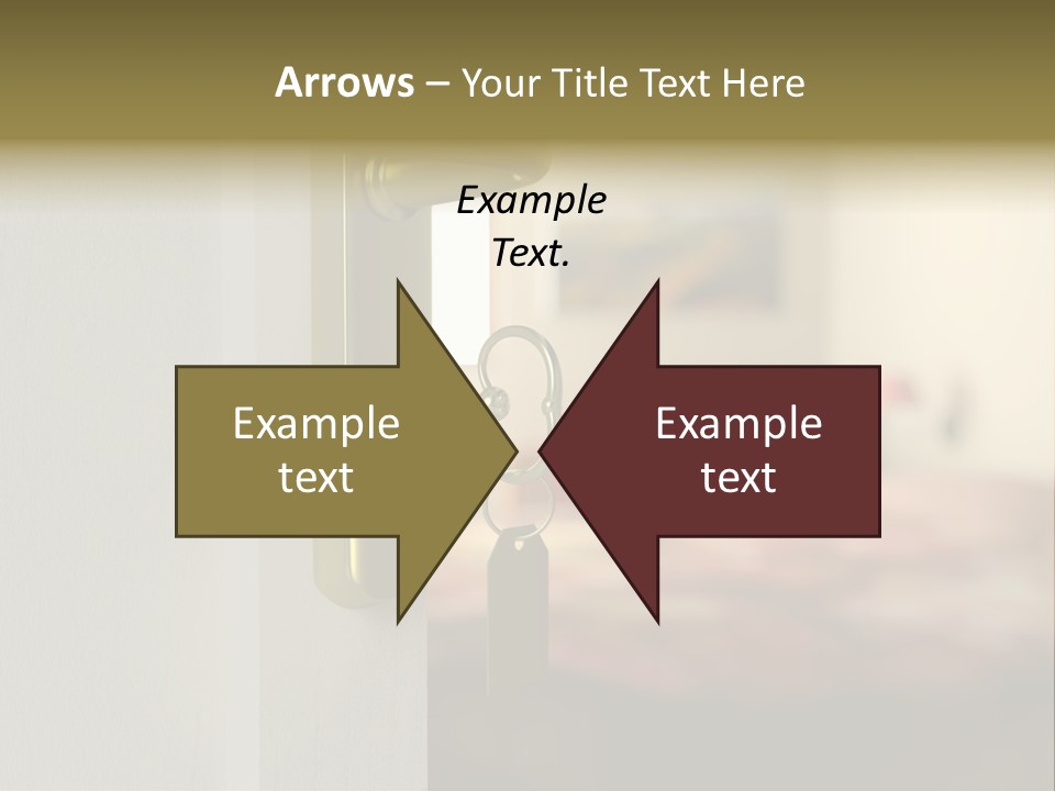 Lock Copyspace Security PowerPoint Template