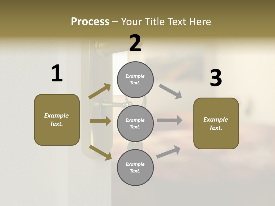 Lock Copyspace Security PowerPoint Template