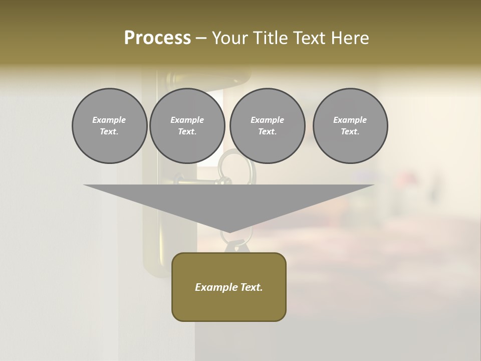 Lock Copyspace Security PowerPoint Template
