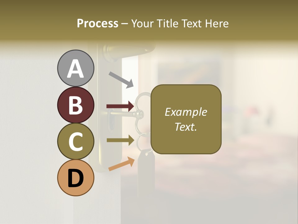 Lock Copyspace Security PowerPoint Template