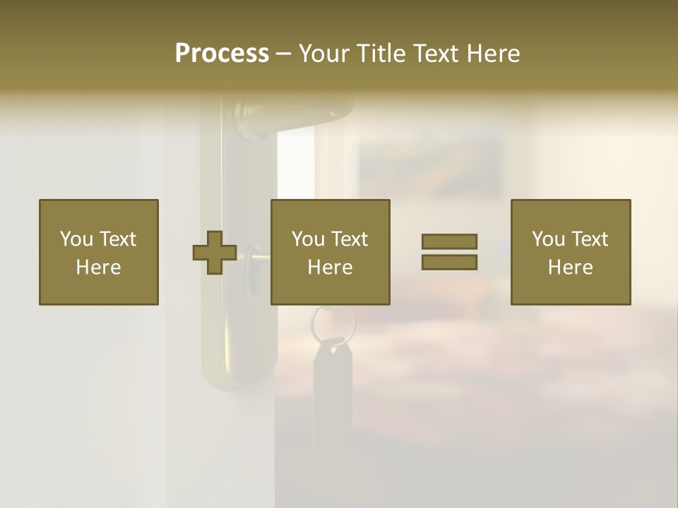 Lock Copyspace Security PowerPoint Template