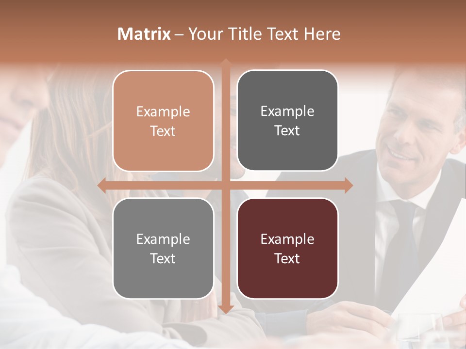 Working People Woman White PowerPoint Template