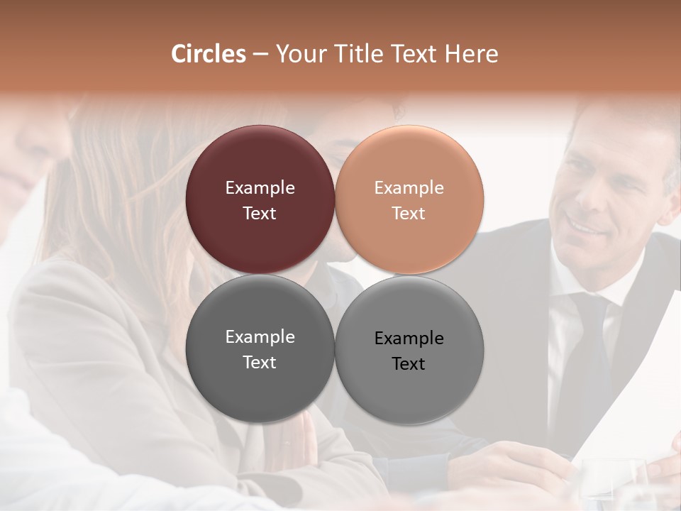 Working People Woman White PowerPoint Template