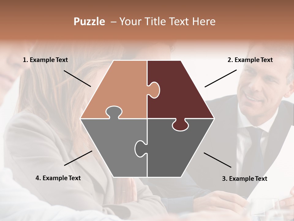 Working People Woman White PowerPoint Template