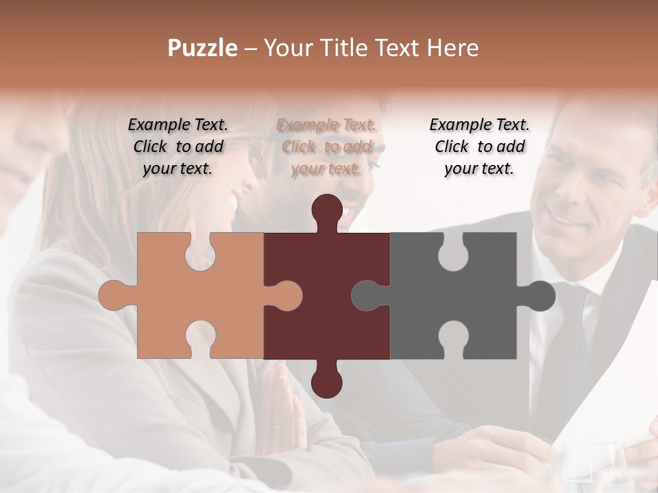 Working People Woman White PowerPoint Template