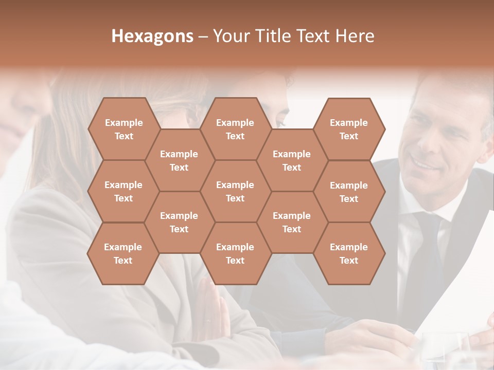 Working People Woman White PowerPoint Template