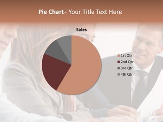 Working People Woman White PowerPoint Template