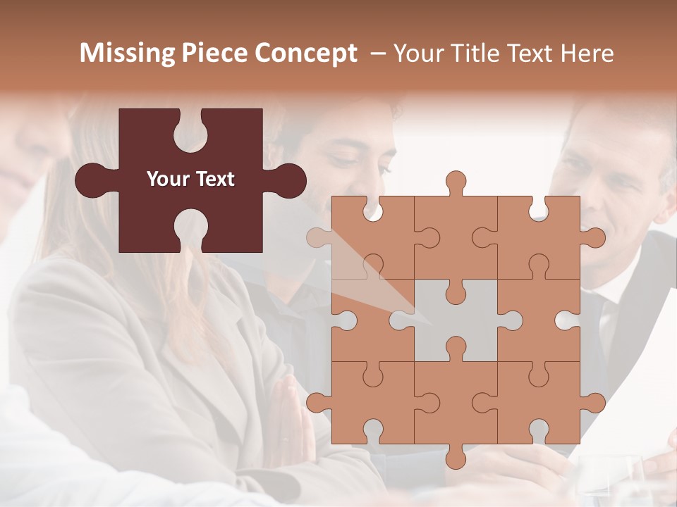 Working People Woman White PowerPoint Template