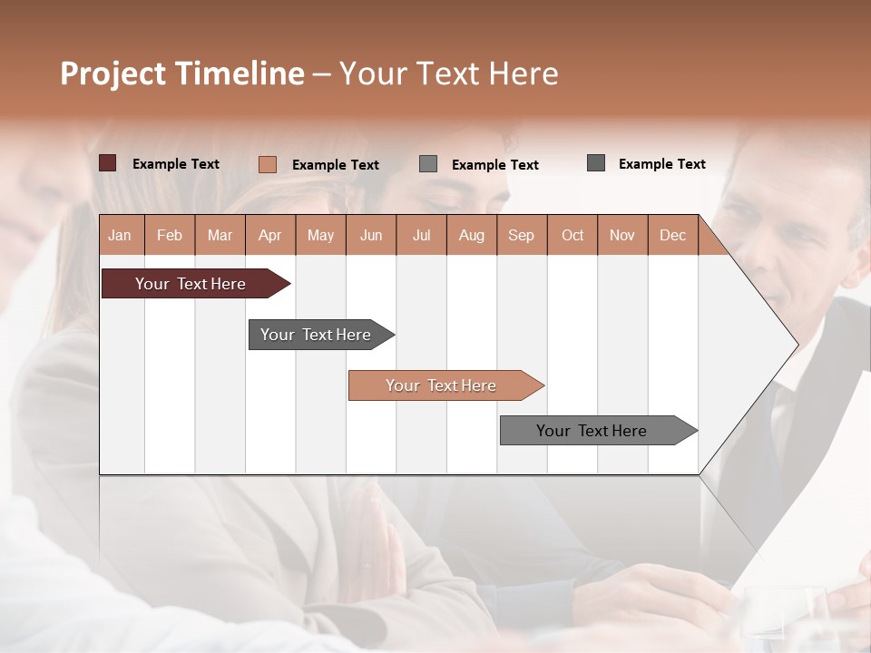 Working People Woman White PowerPoint Template