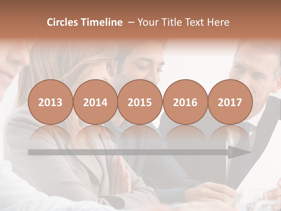 Working People Woman White PowerPoint Template