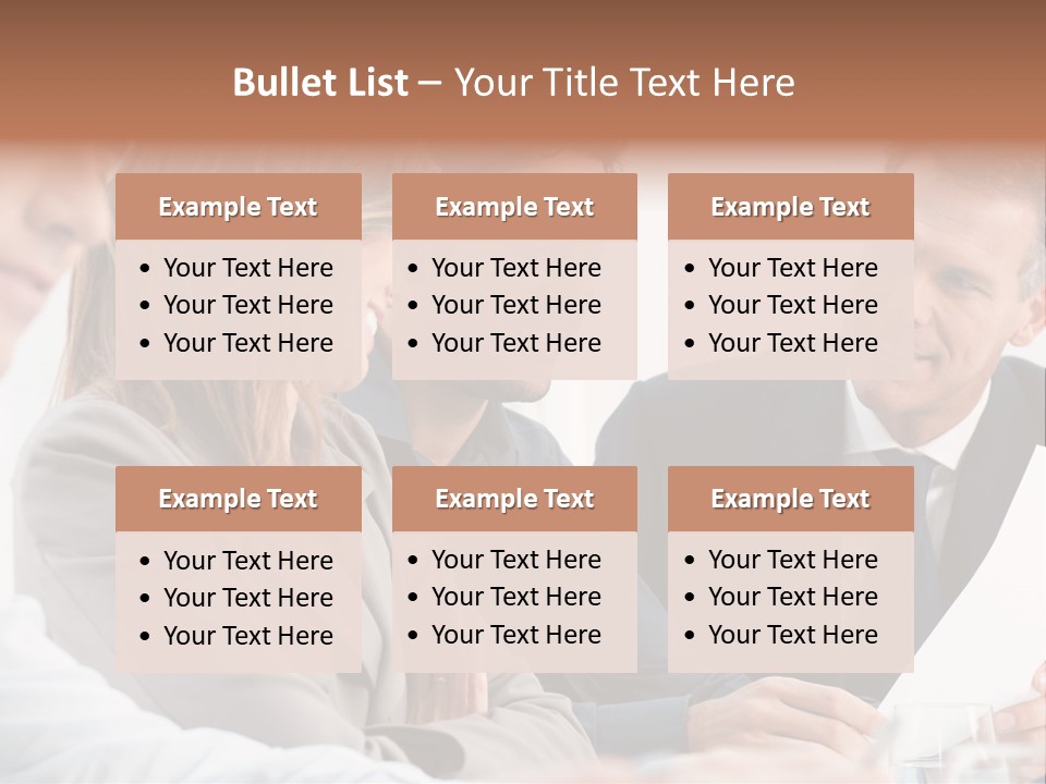 Working People Woman White PowerPoint Template