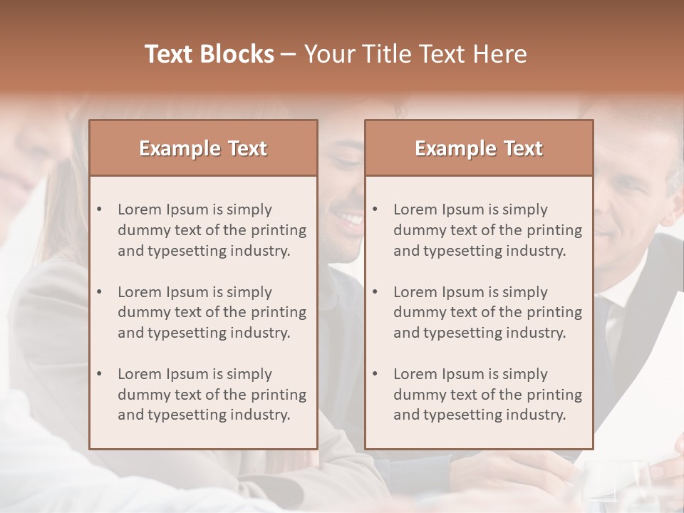 Working People Woman White PowerPoint Template