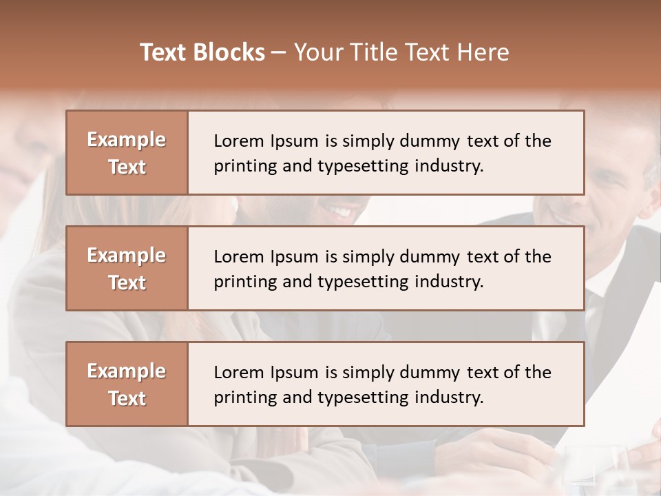 Working People Woman White PowerPoint Template