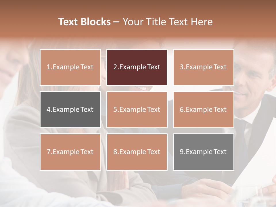 Working People Woman White PowerPoint Template