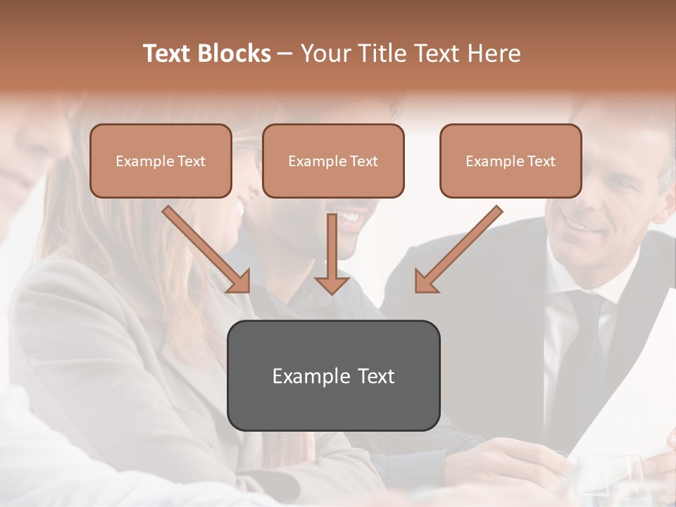 Working People Woman White PowerPoint Template