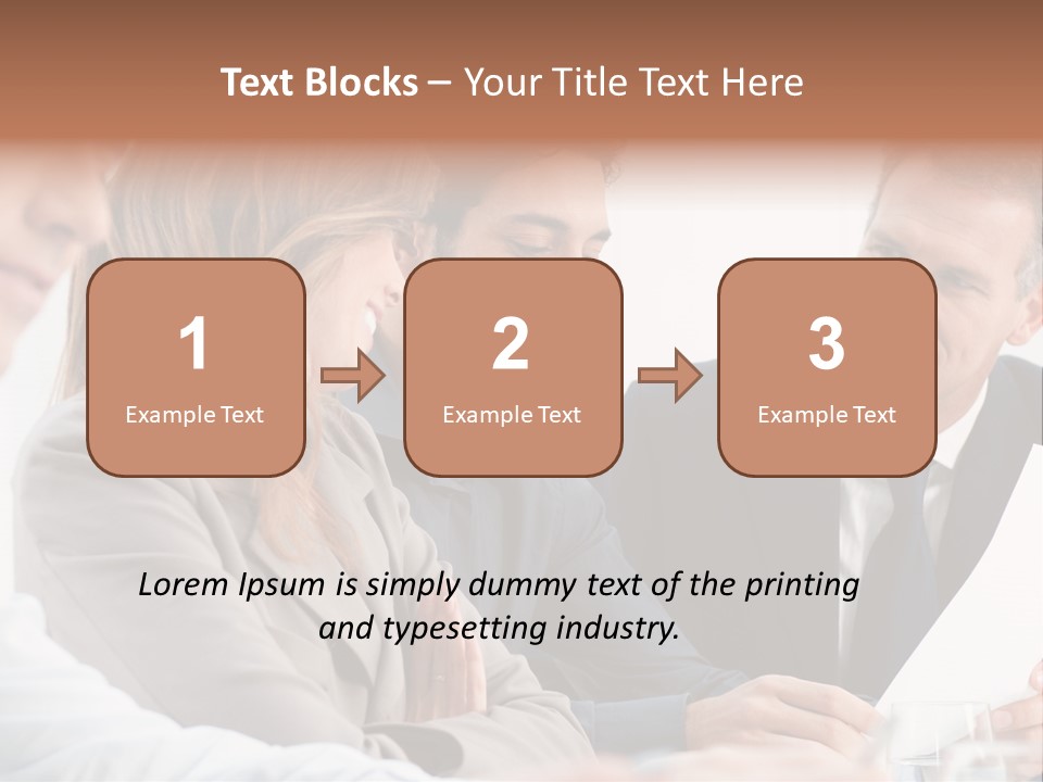 Working People Woman White PowerPoint Template