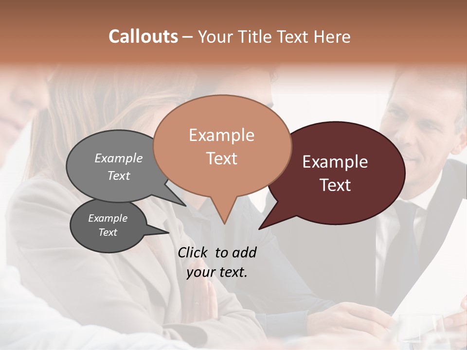 Working People Woman White PowerPoint Template