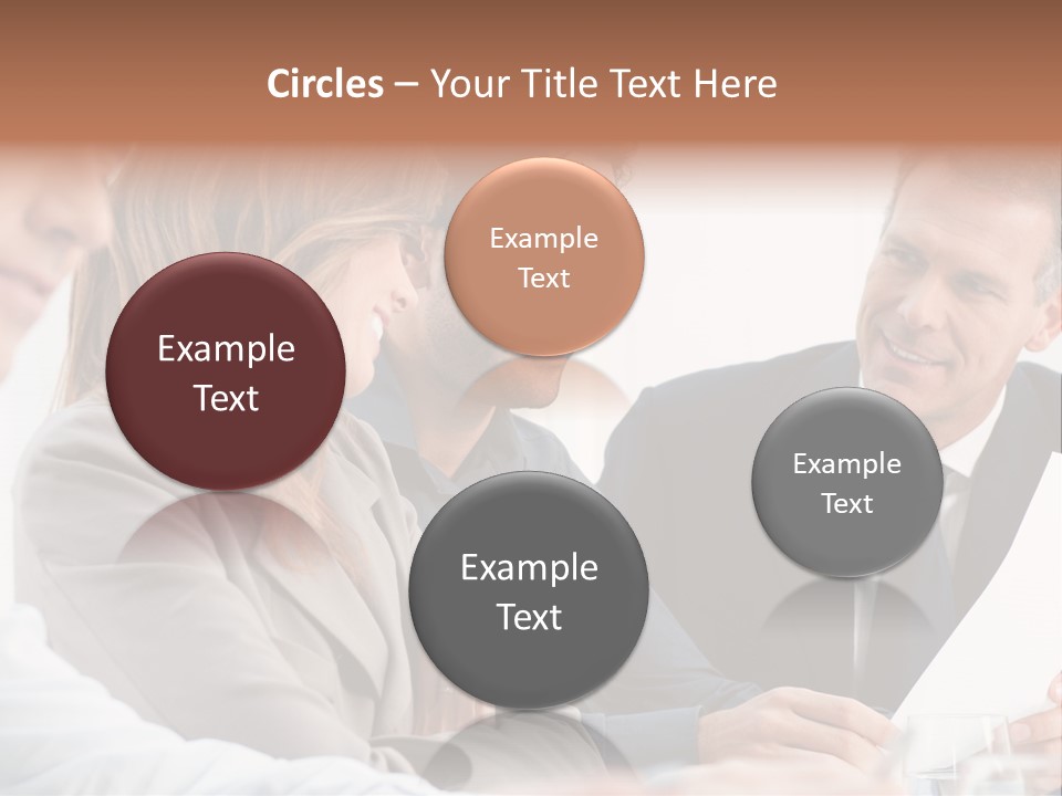 Working People Woman White PowerPoint Template