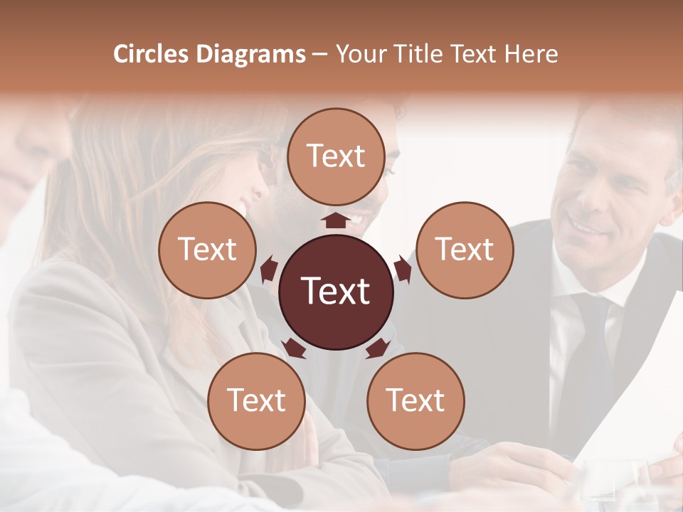 Working People Woman White PowerPoint Template