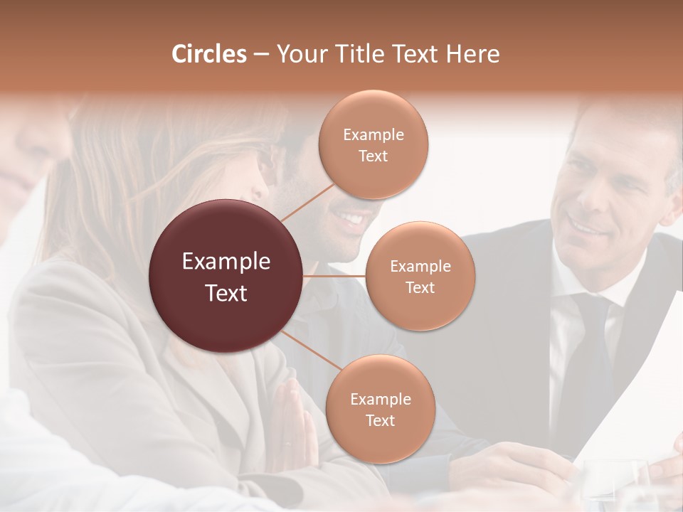 Working People Woman White PowerPoint Template