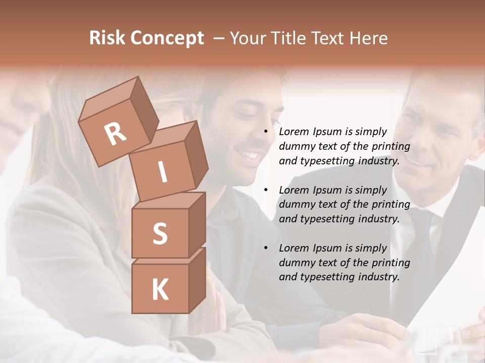 Working People Woman White PowerPoint Template