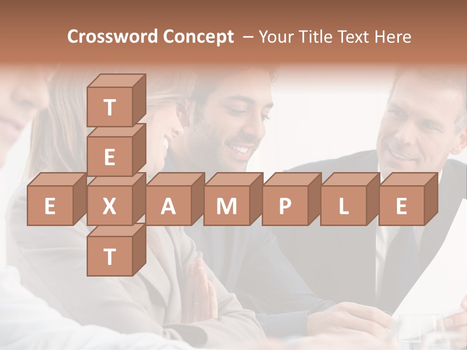 Working People Woman White PowerPoint Template