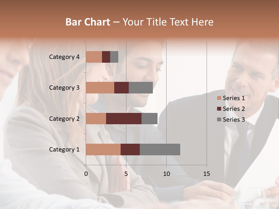 Working People Woman White PowerPoint Template