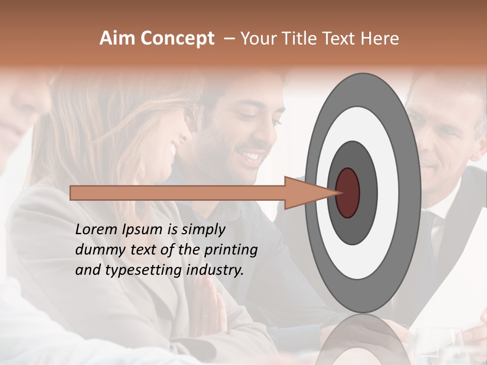 Working People Woman White PowerPoint Template