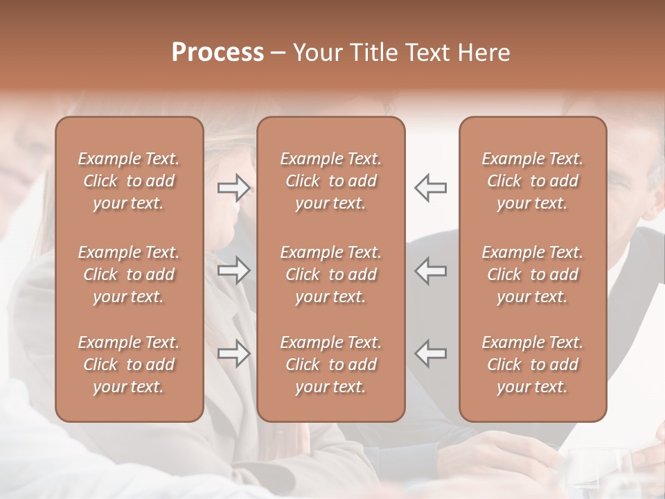 Working People Woman White PowerPoint Template