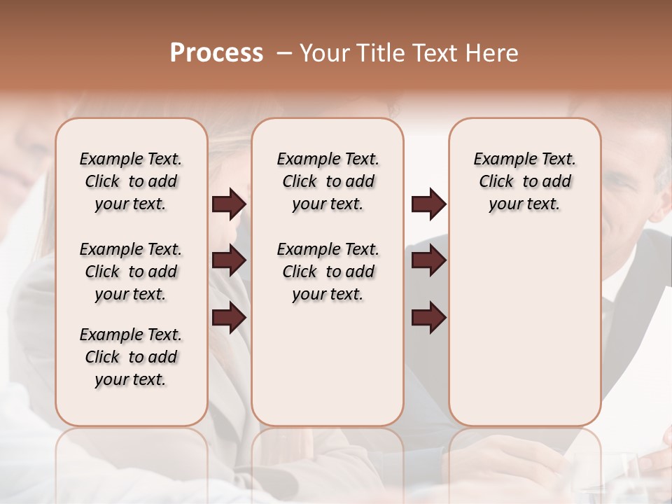 Working People Woman White PowerPoint Template